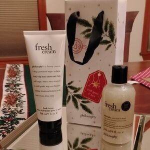 Philosophy Fresh Cream Body Lotion and Shower Gel Duo NEW!